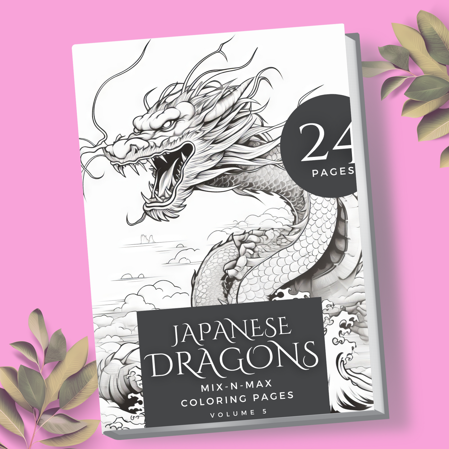 Coloring Book Dragons 5